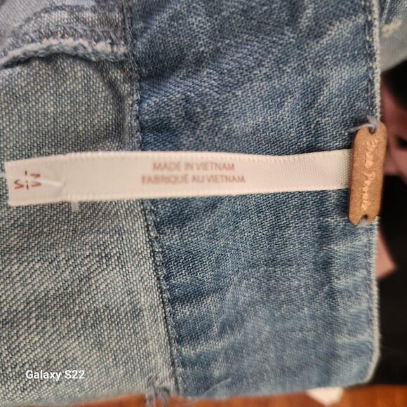 Free People Denim Look Dress. NWT. Size Medium - Picture 10 of 12